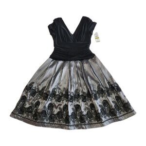 S.L. Fashions Ty & Taff Party Cocktail Whimsygoth Fairy Gothic Dress NEW  SZ 14